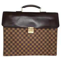 Louis Vuitton Used Damier Ebene Altona Briefcase