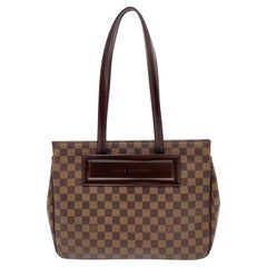Louis Vuitton Vintage Damier Ebene Canvas Parioli Tote Shoulder Bag