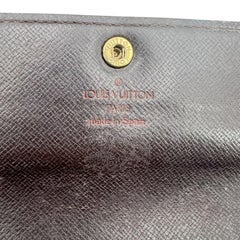 Louis Vuitton Vintage Damier Ebene Long Sarah Continental Wallet