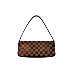 Louis Vuitton Vintage Damier Ebene Recoleta Shoulder Bag