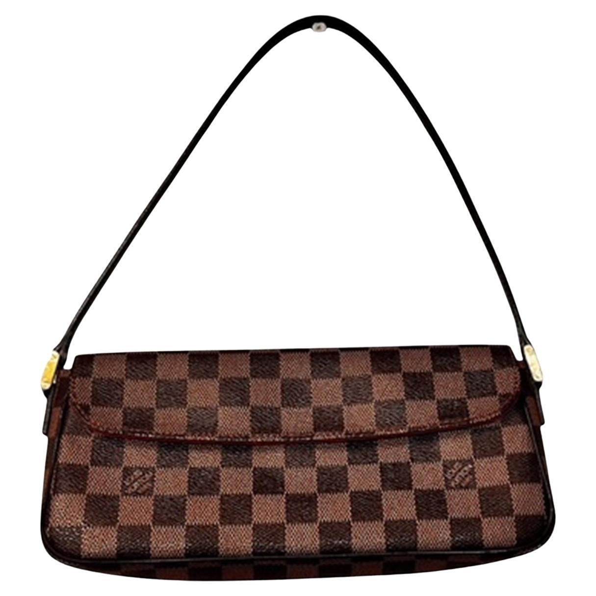 Louis Vuitton Vintage Damier Ebene Recoleta Shoulder Bag en vente