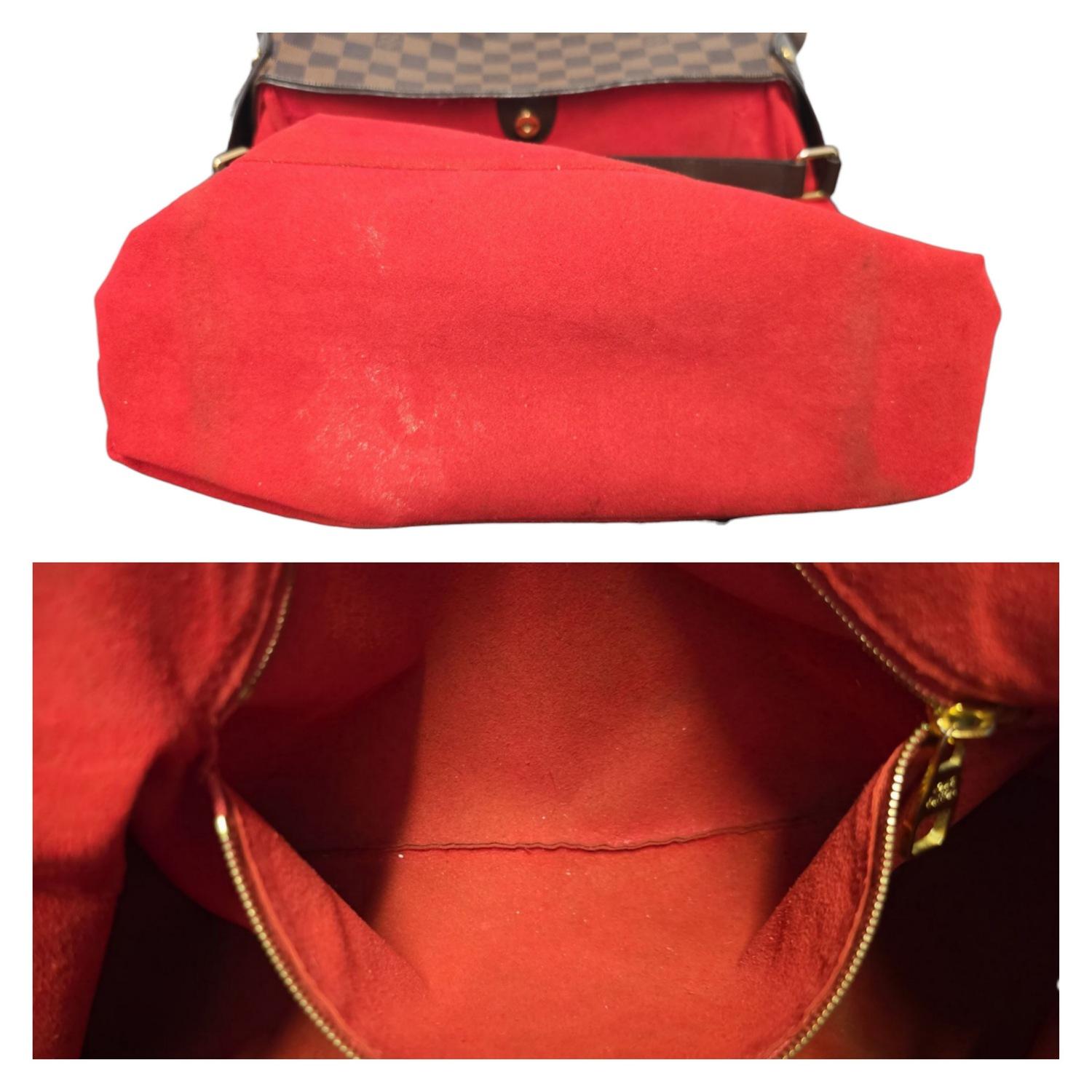 Louis Vuitton Vintage Damier Ebene Reggia Hobo Bag en vente 3