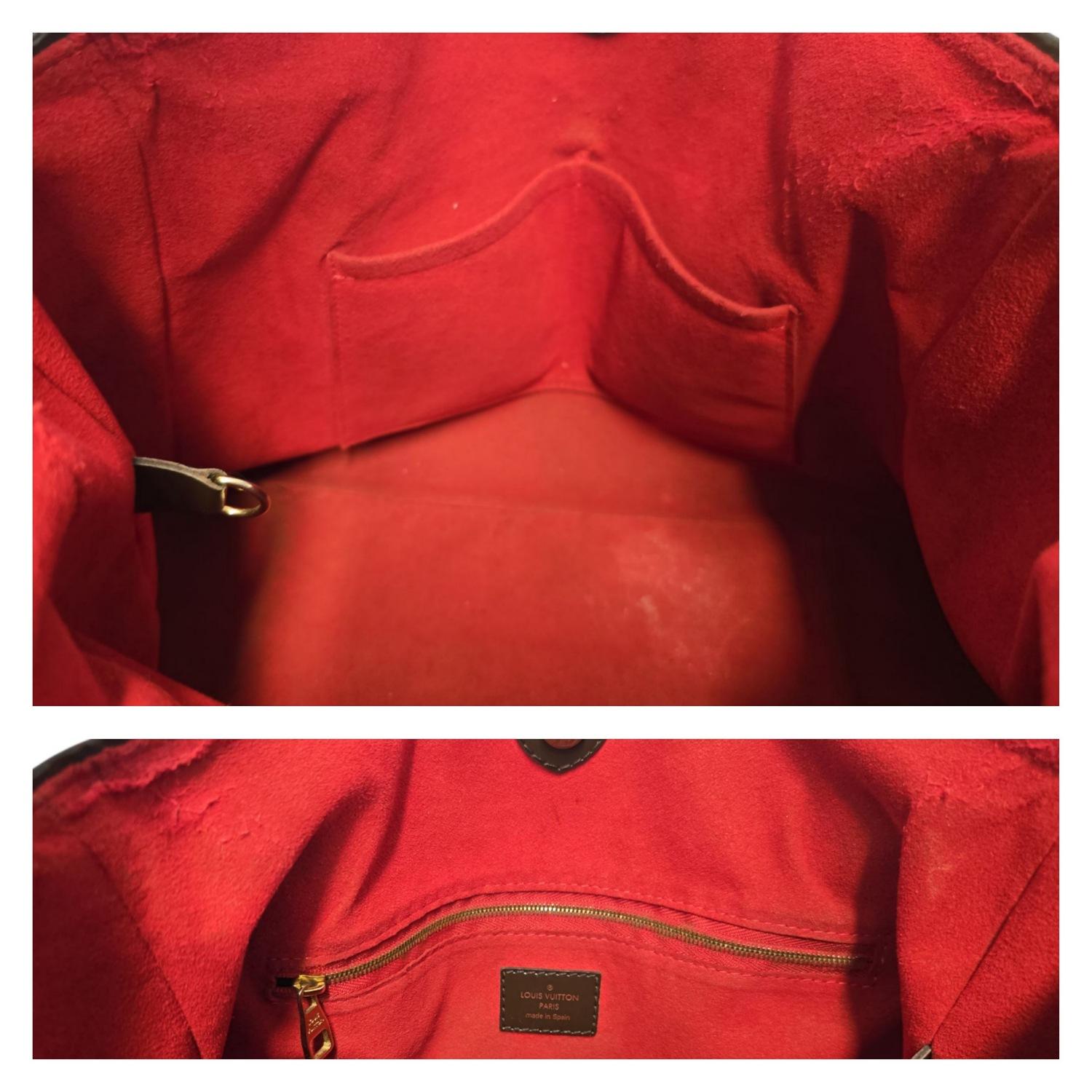 Louis Vuitton Vintage Damier Ebene Reggia Hobo Bag en vente 4