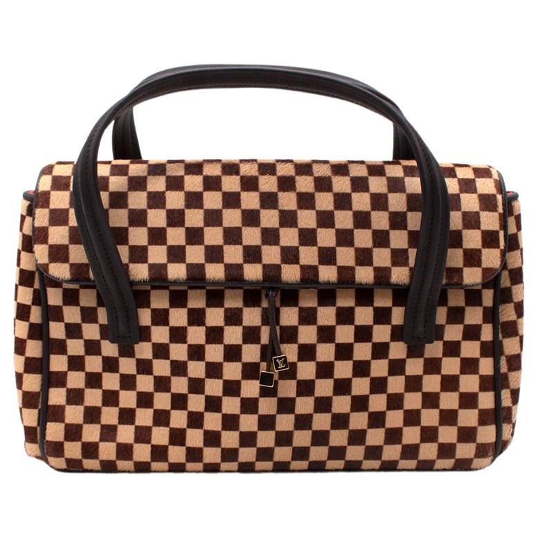 Louis Vuitton Brown Damier Sauvage Lion Handbag QJBCJWFB0B018