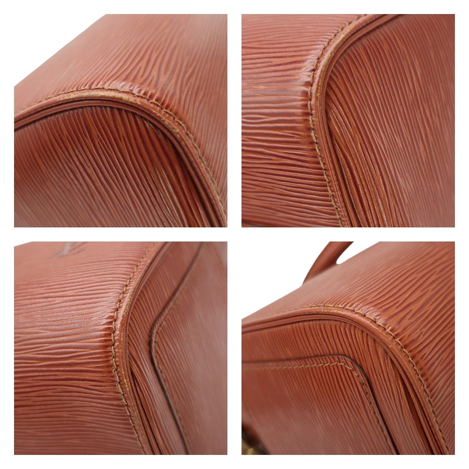 Louis Vuitton Vintage EPI Kenyan Brown Speedy 25 Bag 6