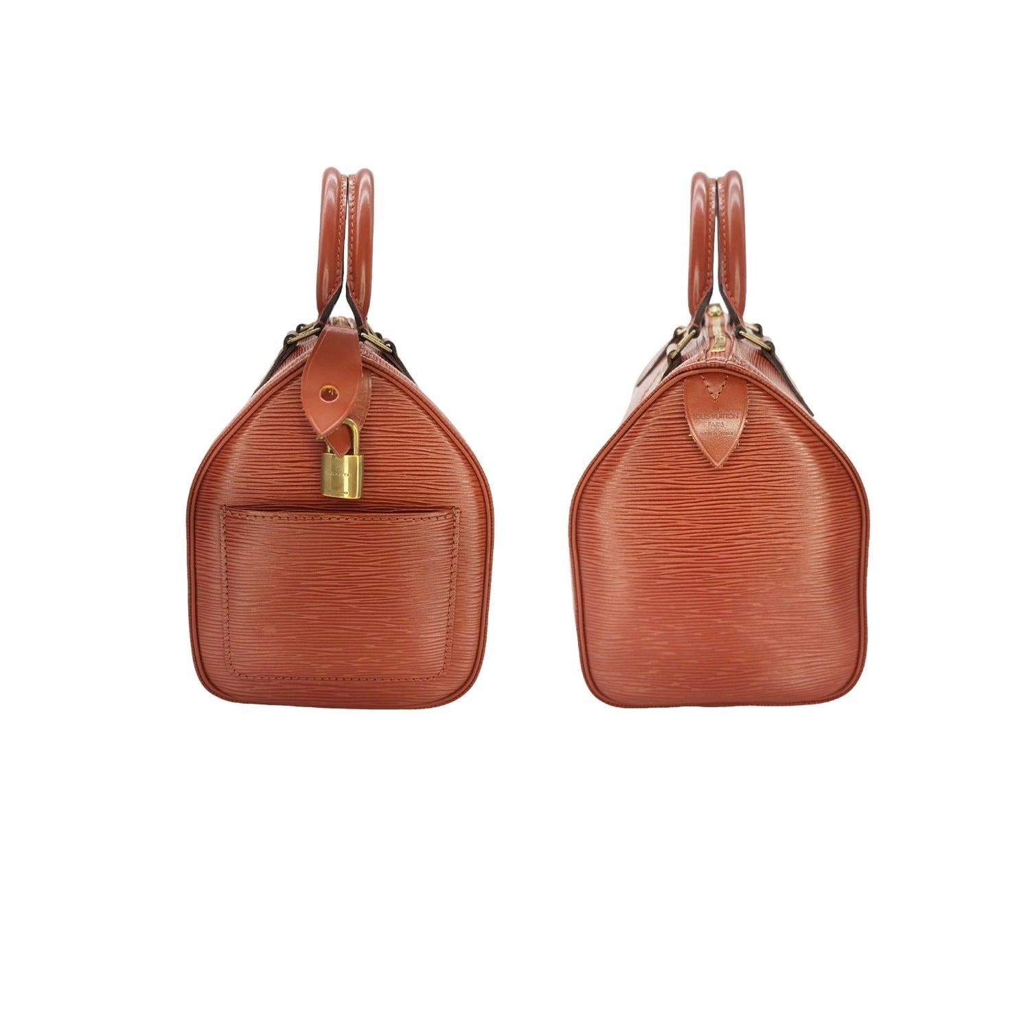 Women's Louis Vuitton Vintage EPI Kenyan Brown Speedy 25 Bag