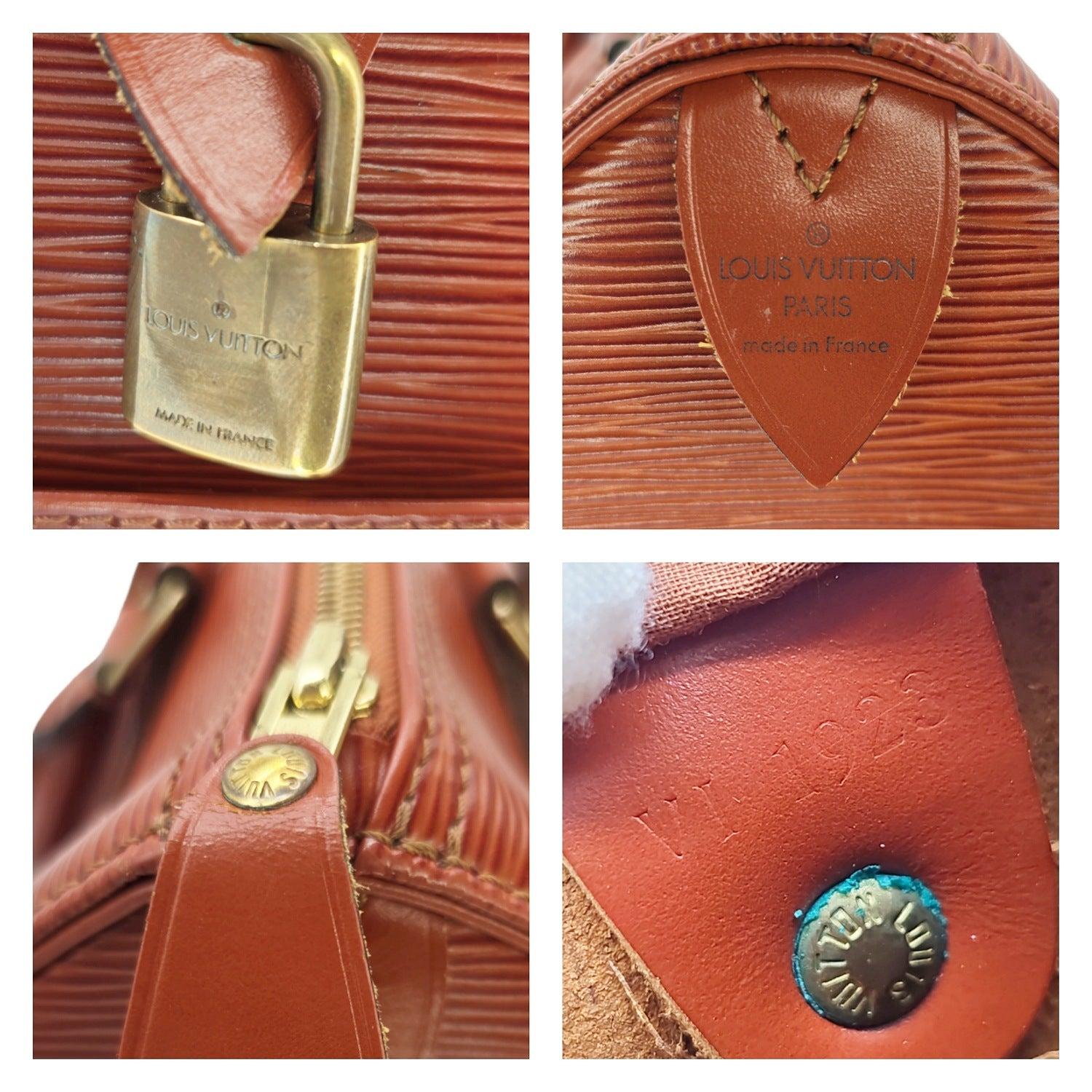 Louis Vuitton Vintage EPI Kenyan Brown Speedy 25 Bag 3