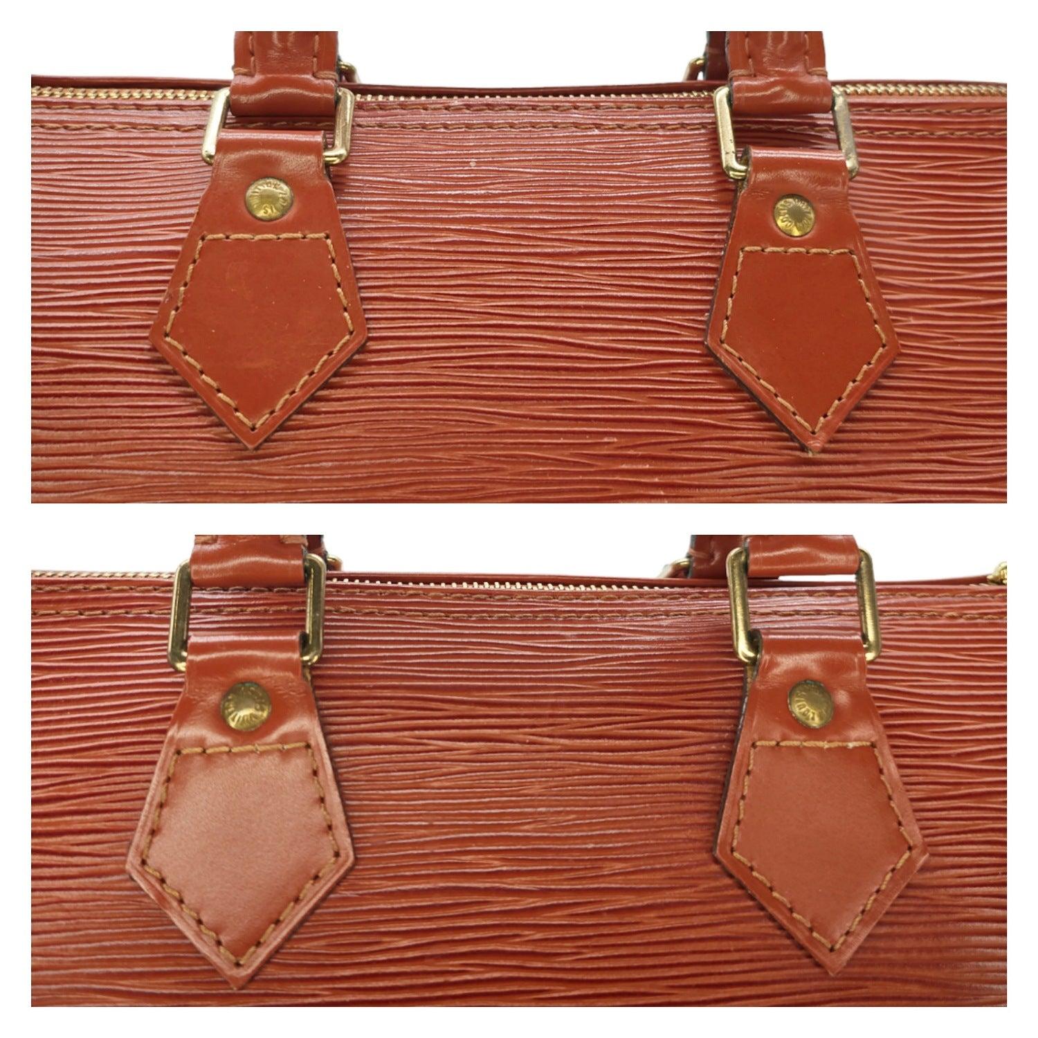 Louis Vuitton Vintage EPI Kenyan Brown Speedy 25 Bag 4