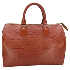 Louis Vuitton Vintage EPI Kenyan Brown Speedy 25 Bag