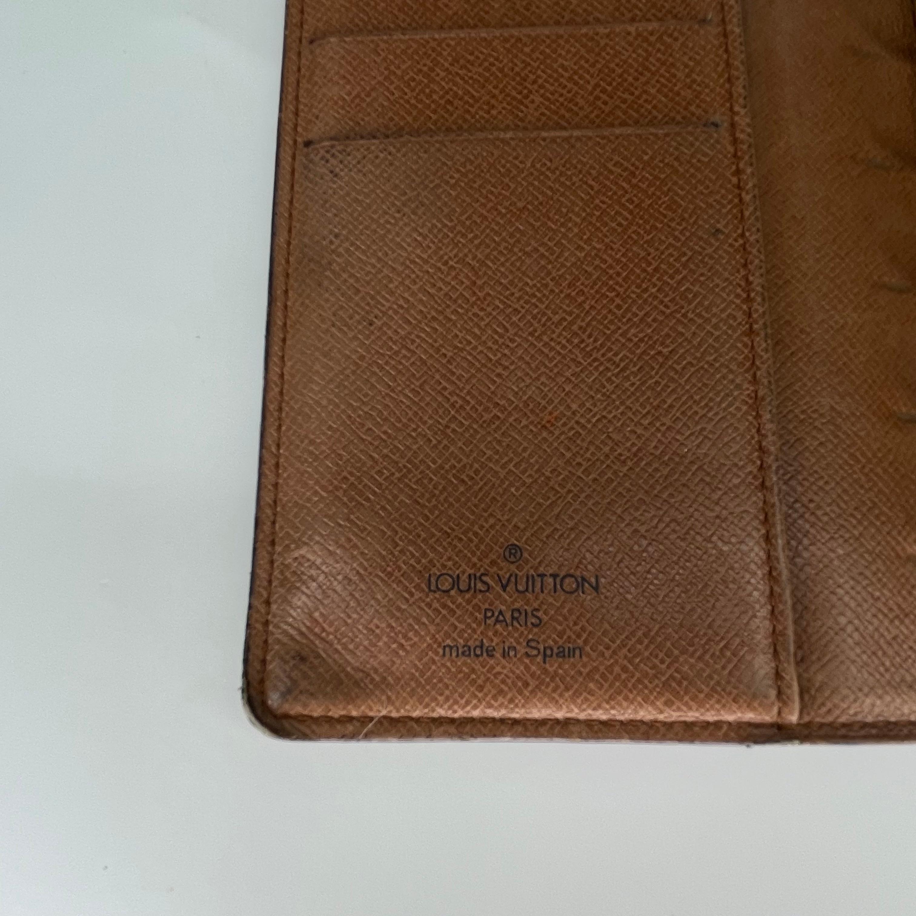 Louis Vuitton Vintage Epi Leather Brown Agenda Cover 1993 4