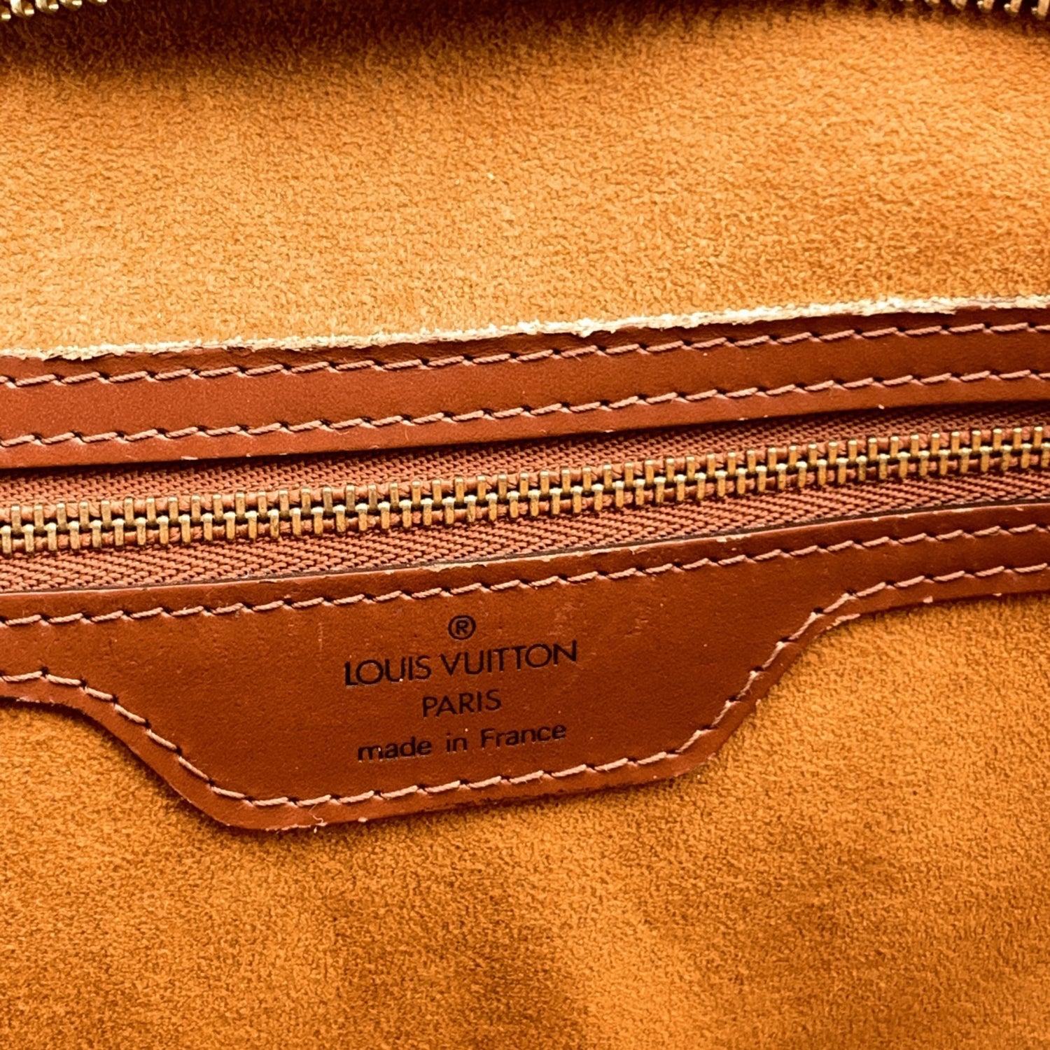 Louis Vuitton Vintage Epi Red Leather Saint Jacques GM Tote Bag For Sale 3