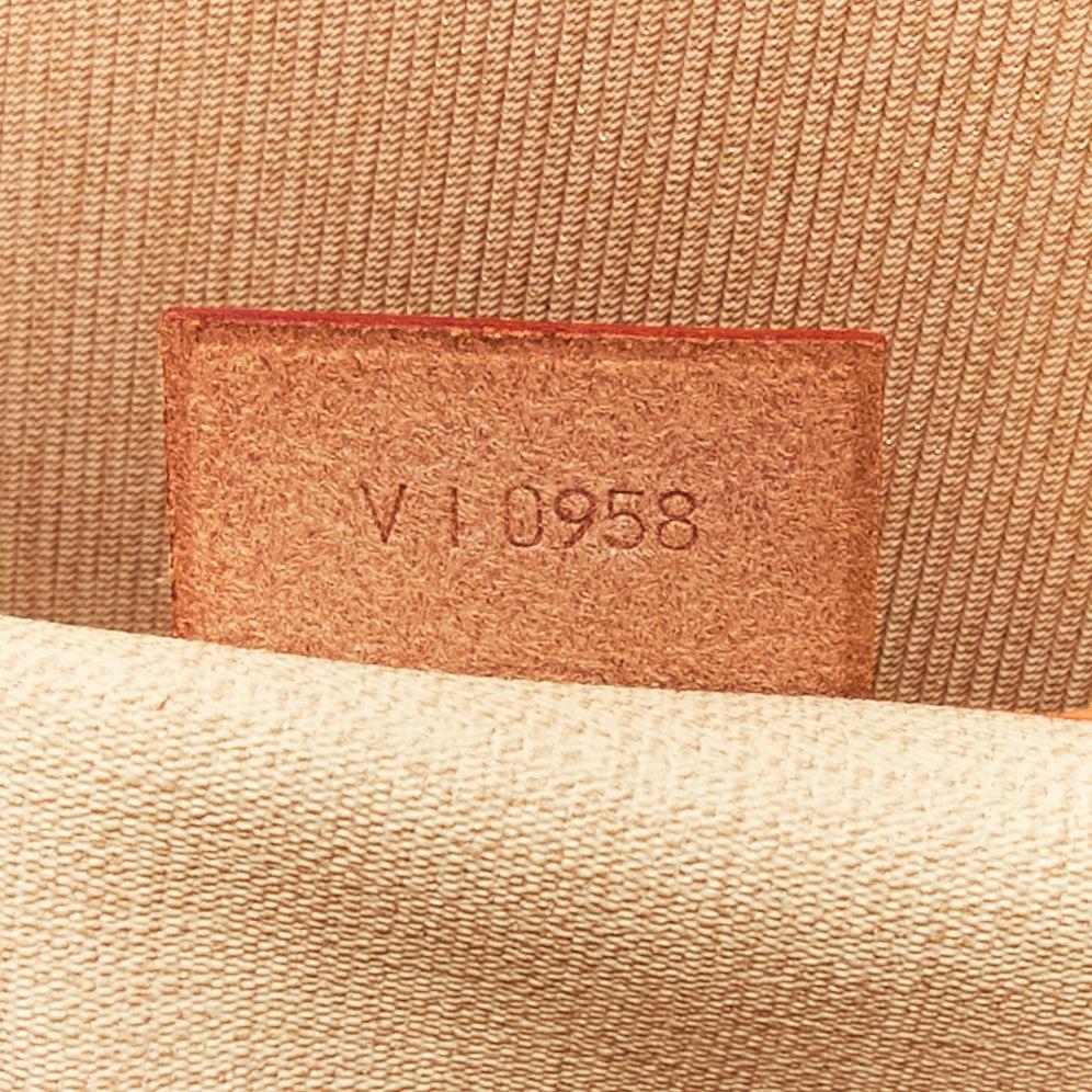 LOUIS VUITTON Vintage Excursion brown LV monogram long tote bag 7