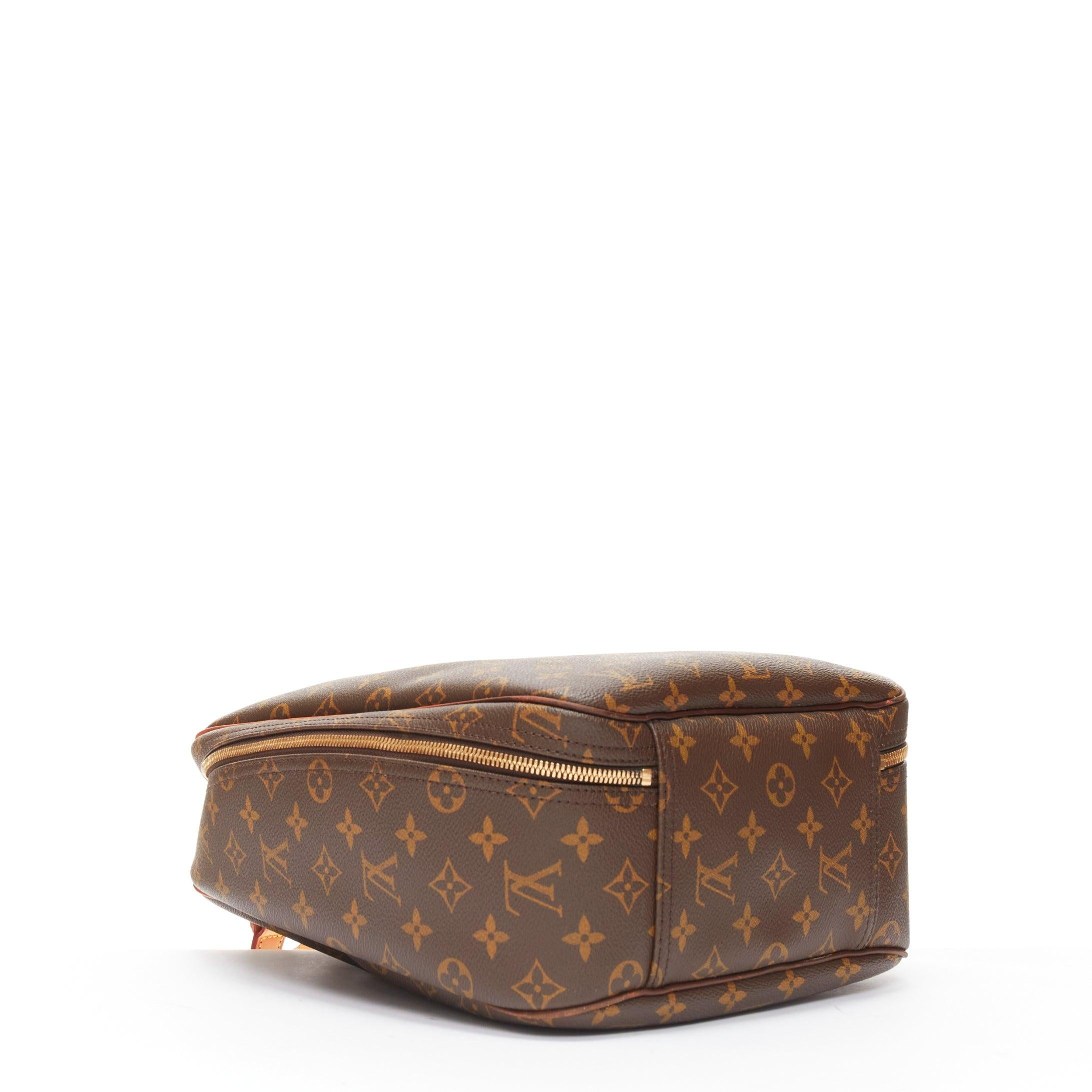 LOUIS VUITTON Vintage Excursion brown LV monogram long tote bag 1