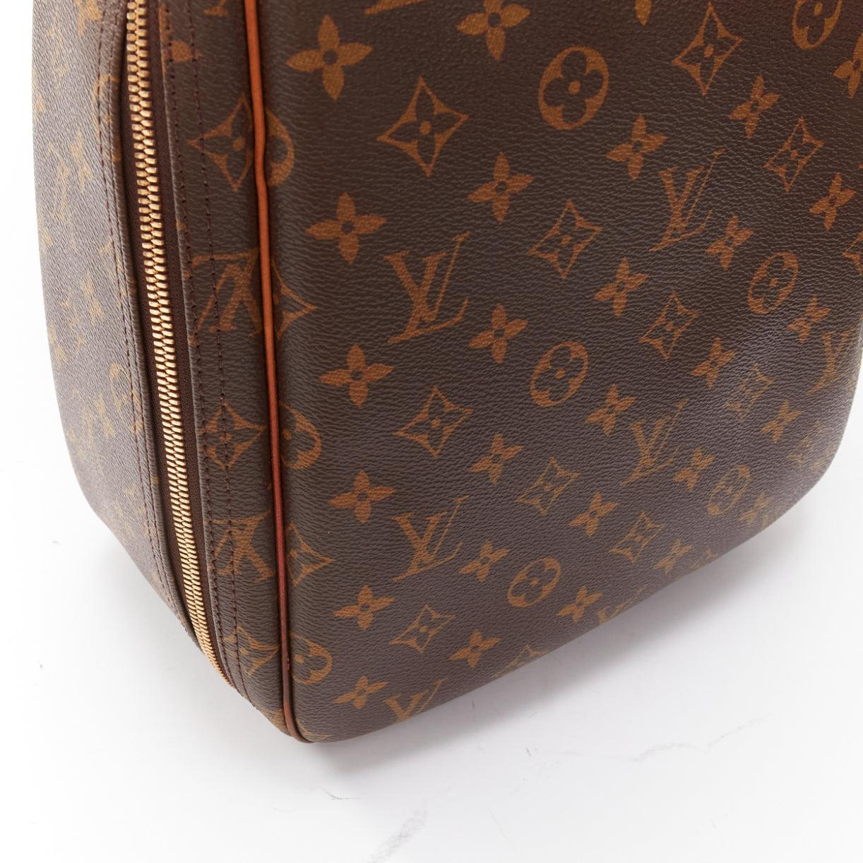 LOUIS VUITTON Vintage Excursion brown LV monogram long tote bag For Sale 4