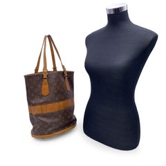 Louis Vuitton Vintage French Co. Made in USA Monogram Large Bucket Bag