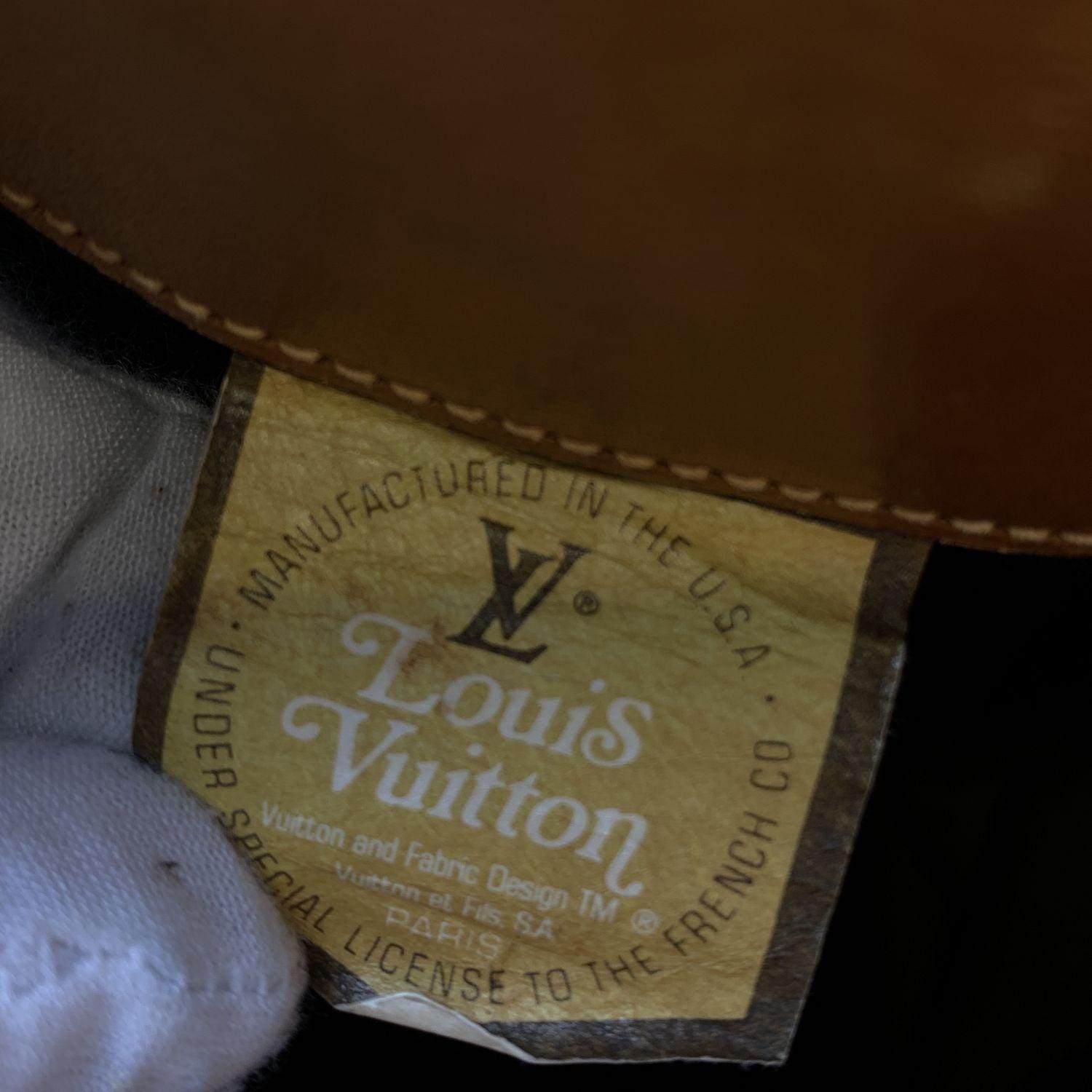 Louis Vuitton Vintage French Co. Made in USA Monogram Large Bucket Bag 3