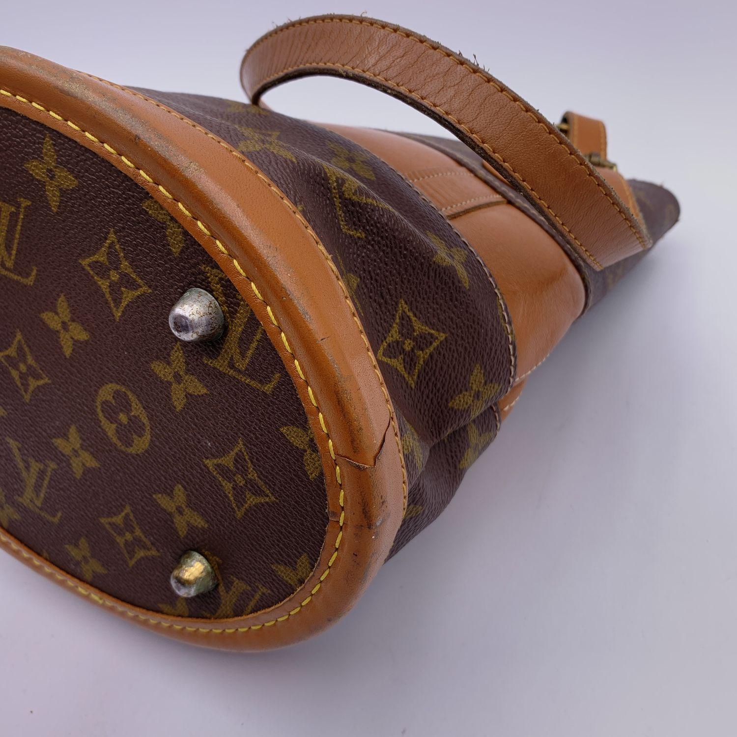 Louis Vuitton Vintage French Co. Made in USA Monogram Small Bucket Bag 5