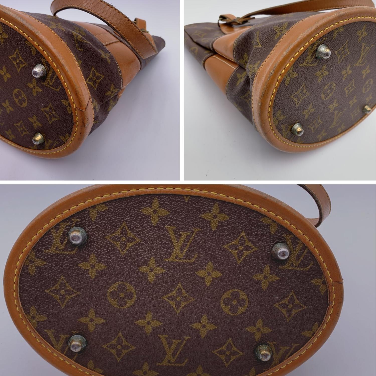 Louis Vuitton Vintage French Co. Made in USA Monogram Small Bucket Bag 1