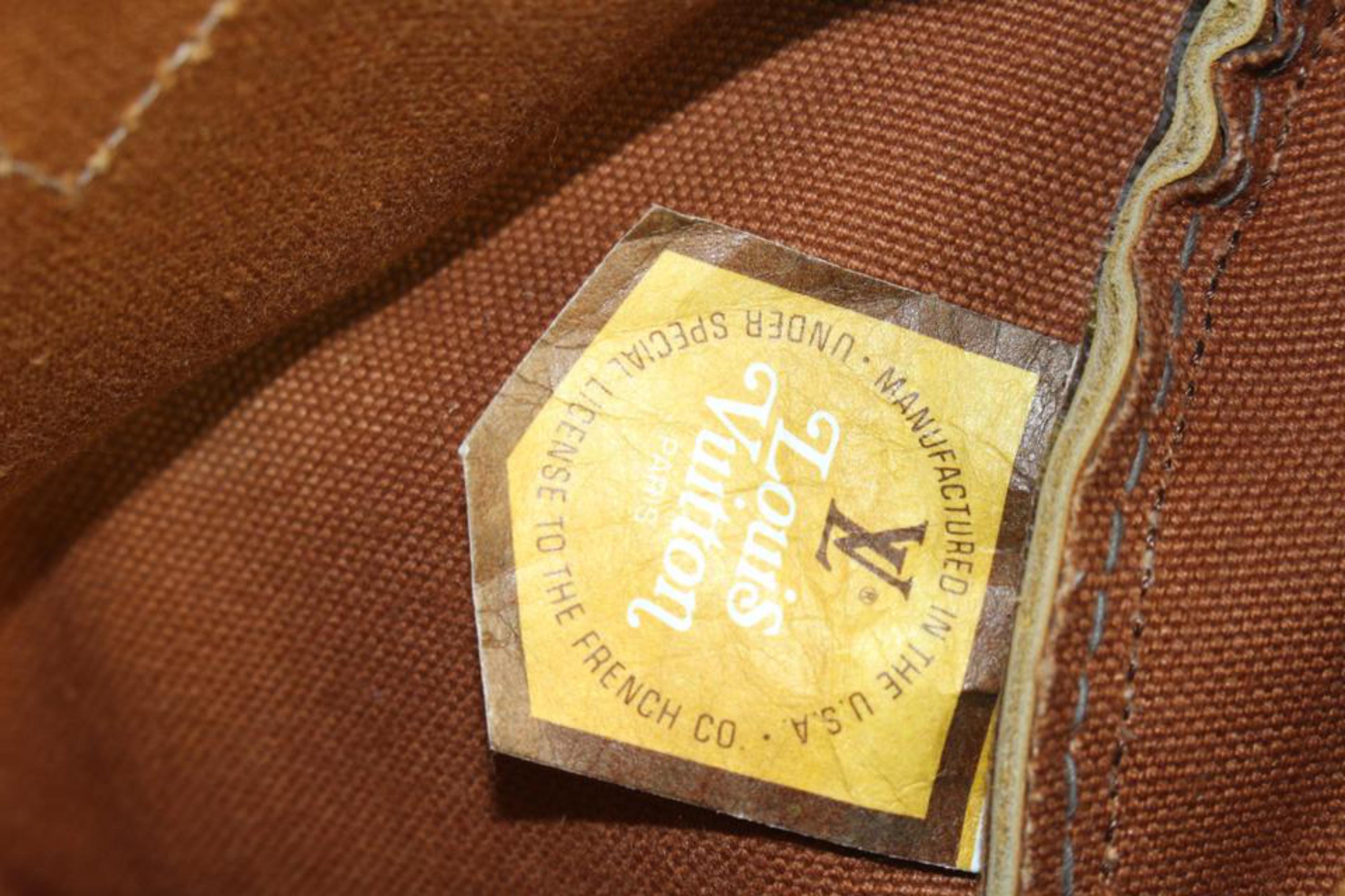 Louis Vuitton Vintage French Co USA Monogram Speedy 30 Boston Bag 1123LV24 7