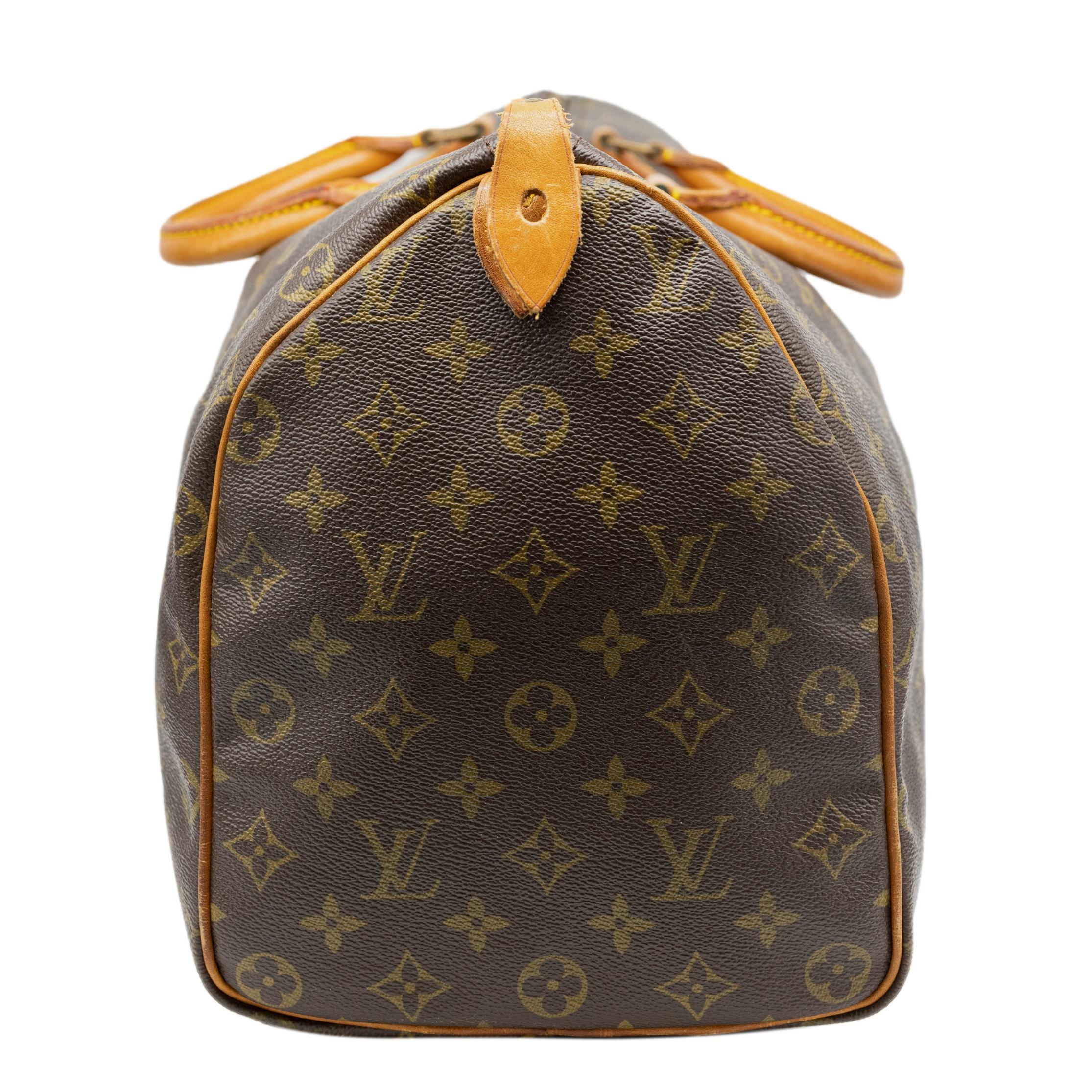 Louis Vuitton Vintage French Luggage Company “Speedy 40