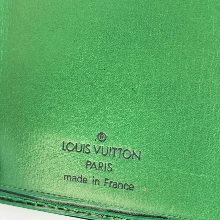 023 Pre-Owned Authentic Louis Vuitton Green Epi Leather Agenda PM Wall –  Thriftinghills LLC