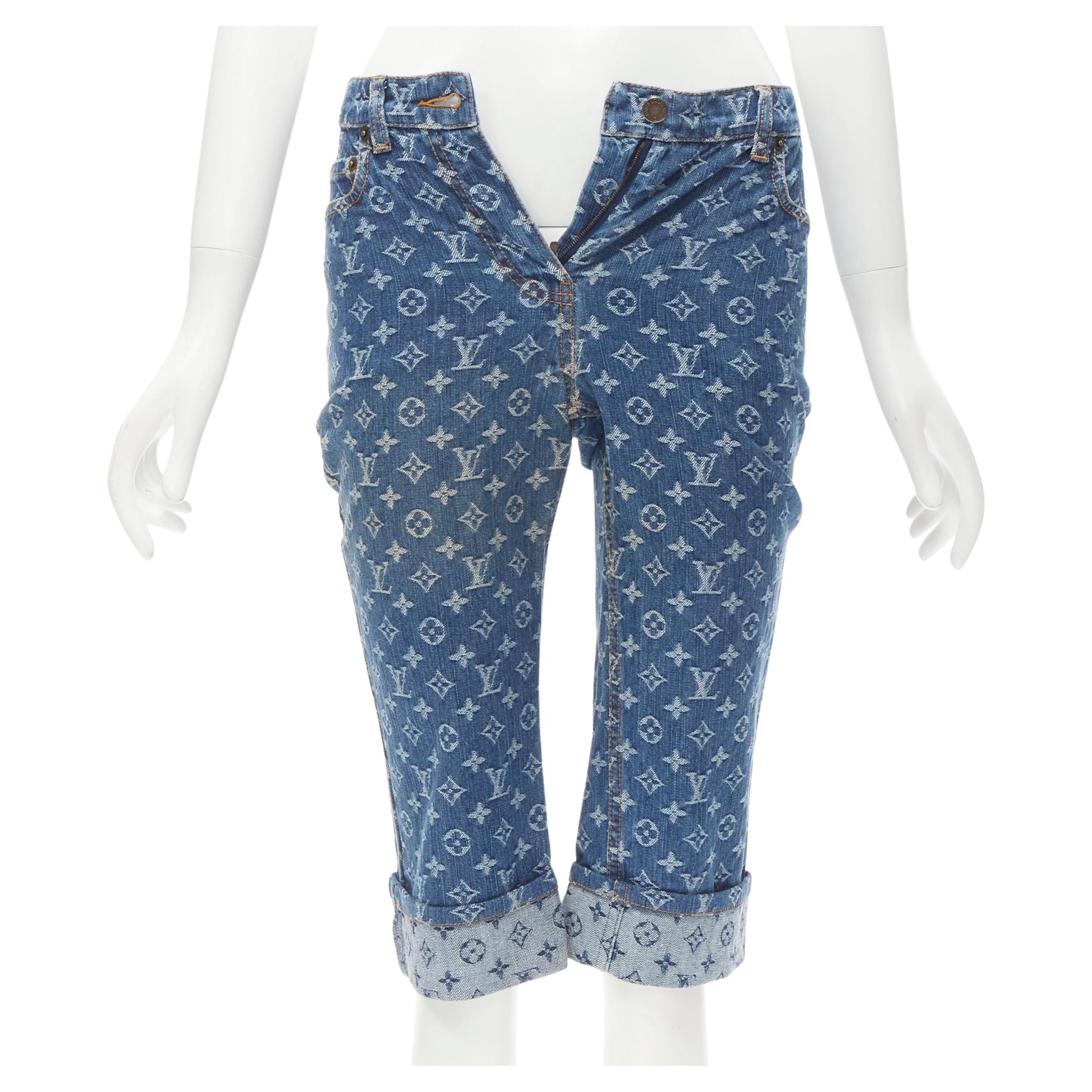 Louis Vuitton Supreme Collaboration Jacquard Silk Pajama Pants