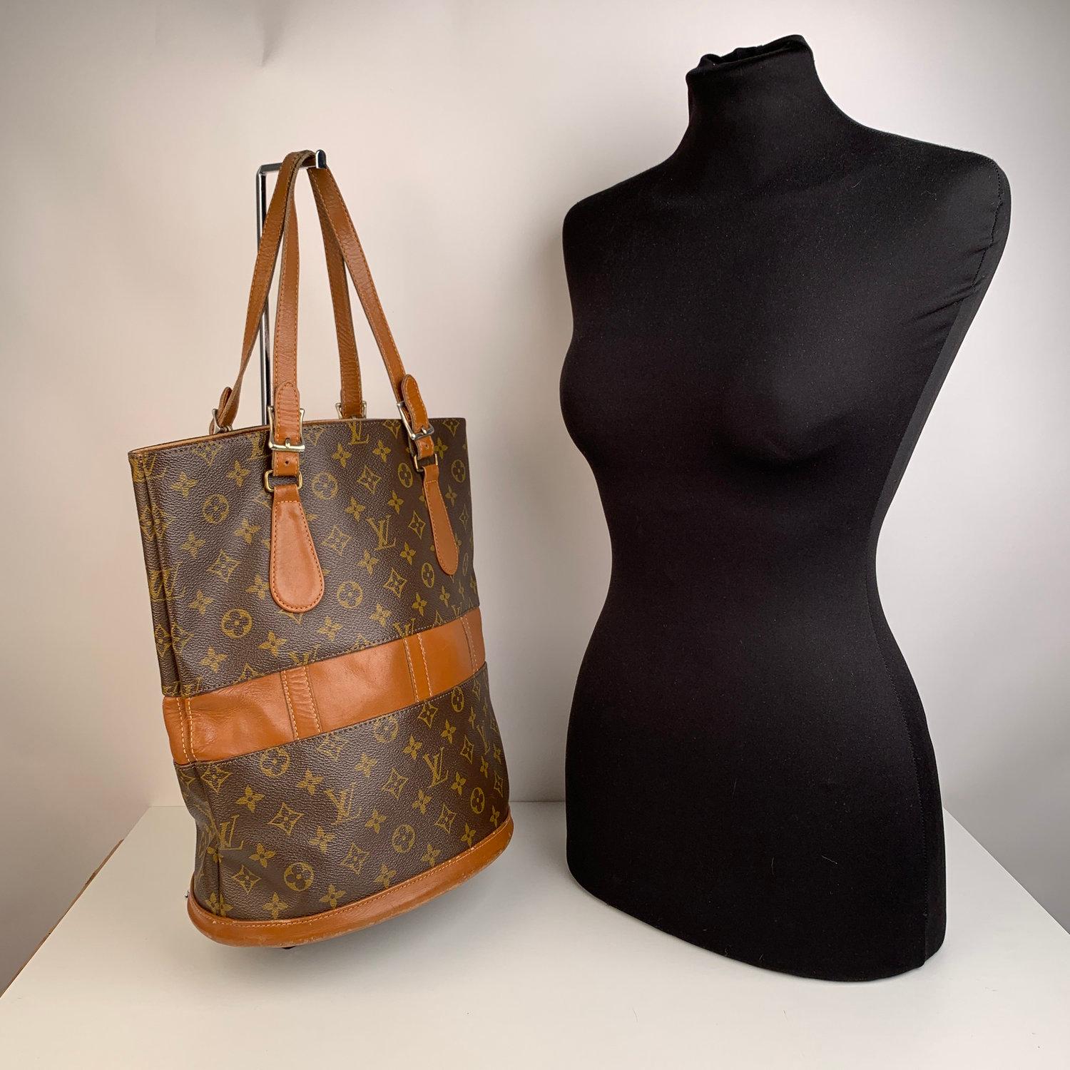 This beautiful Bag will come with a Certificate of Authenticity provided by Entrupy, leading International Fashion Authenticators. The certificate will be provided at no further cost.

Vintage LOUIS VUITTON Monogram Bucket Bag is a vintage LOUIS