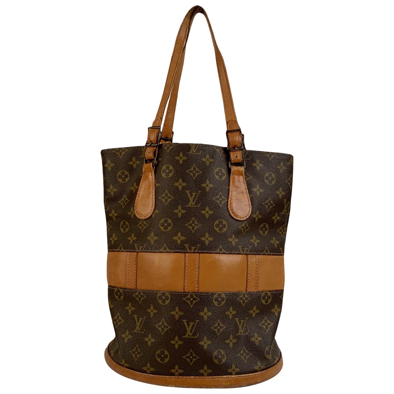 Louis Vuitton Vintage Made in USA French Co. Monogram Large Bucket Bag ...