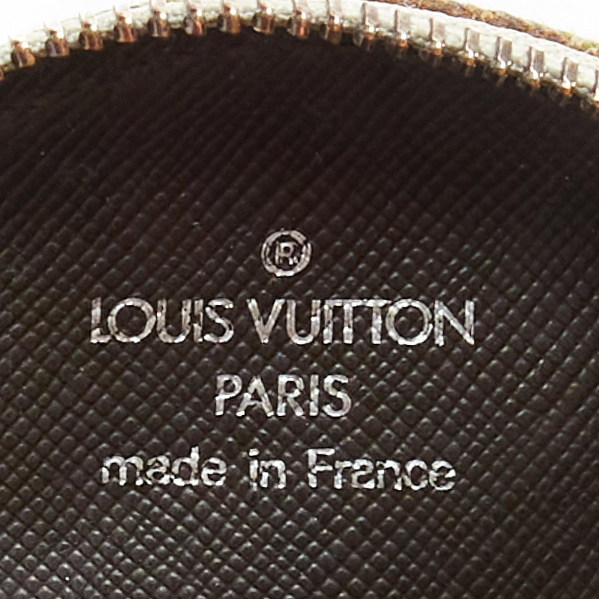 LOUIS VUITTON Vintage Mini Comte du Fees monogram orange butterfly coin bag For Sale 1