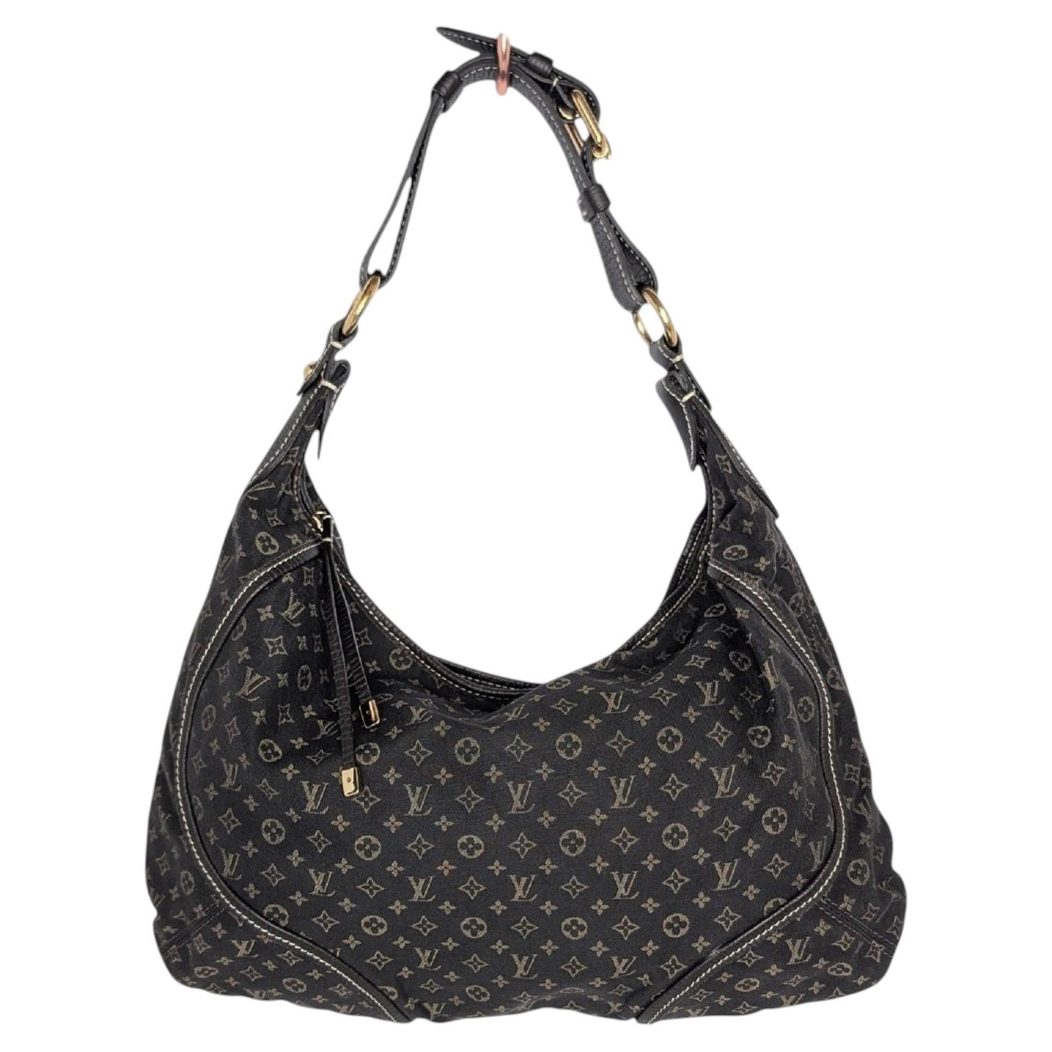 Louis Vuitton Vintage Mini Lin Manon MM Hobo