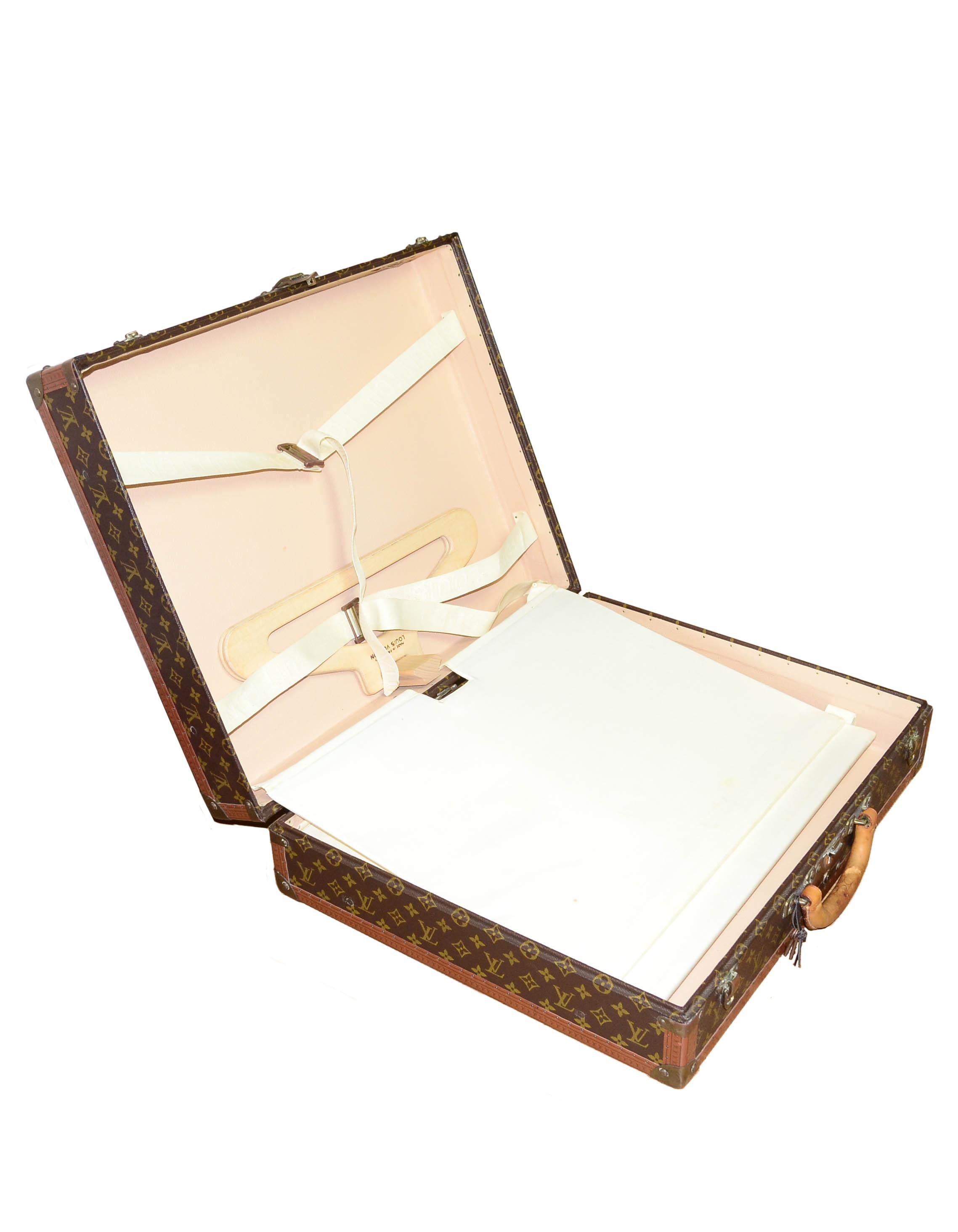 Louis Vuitton Vintage Monogram 60cm Hardcase Suitcase Trunk 2