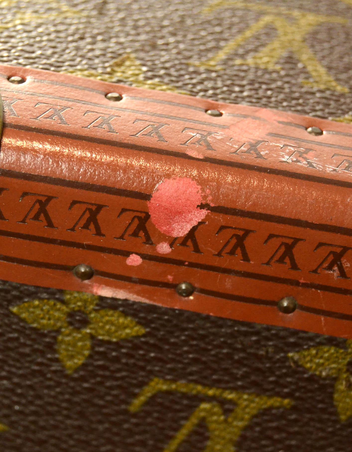 Women's or Men's Louis Vuitton Vintage Monogram 60cm Hardcase Suitcase Trunk