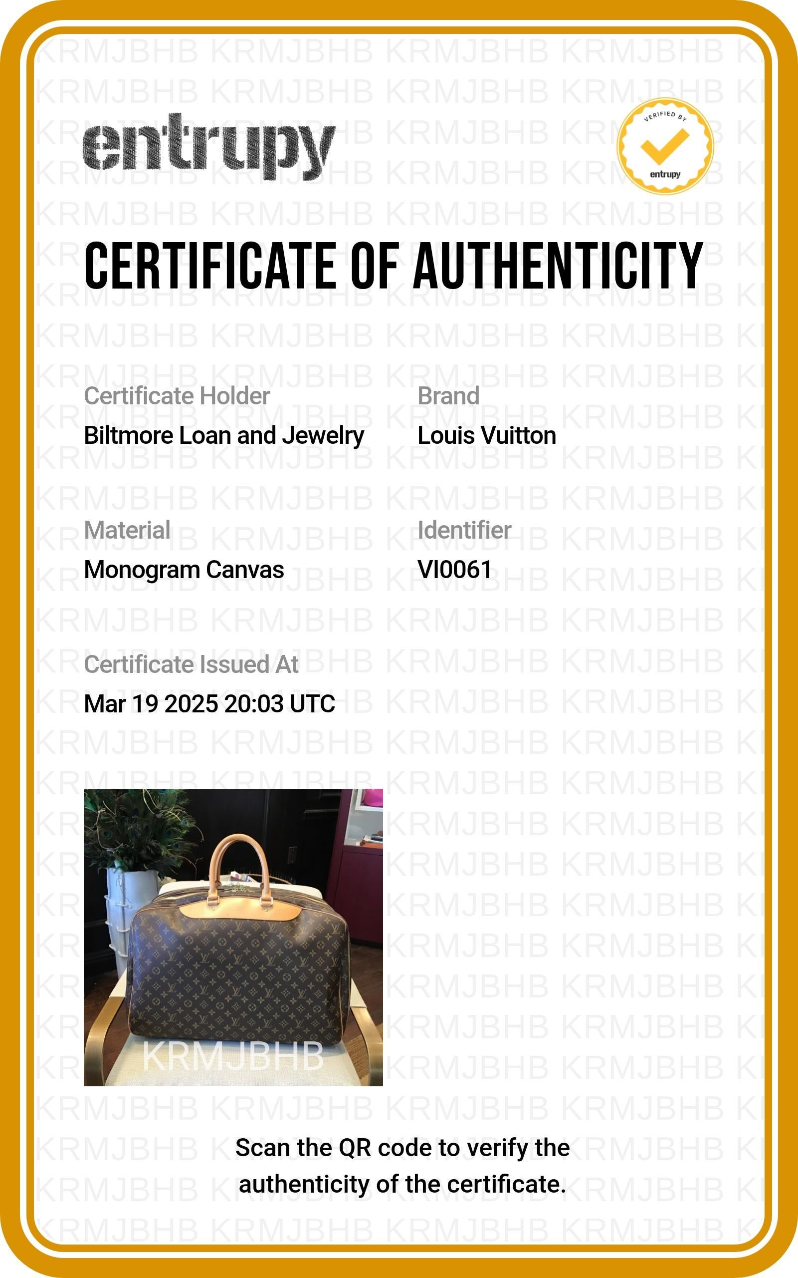 Louis Vuitton Vintage Monogram Alize 3 Poche Soft Suitcase 5