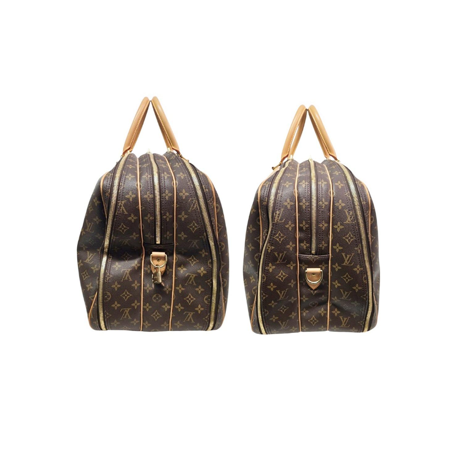 Louis Vuitton Vintage Monogram Alize 3 Poche Soft Suitcase In Good Condition In Scottsdale, AZ