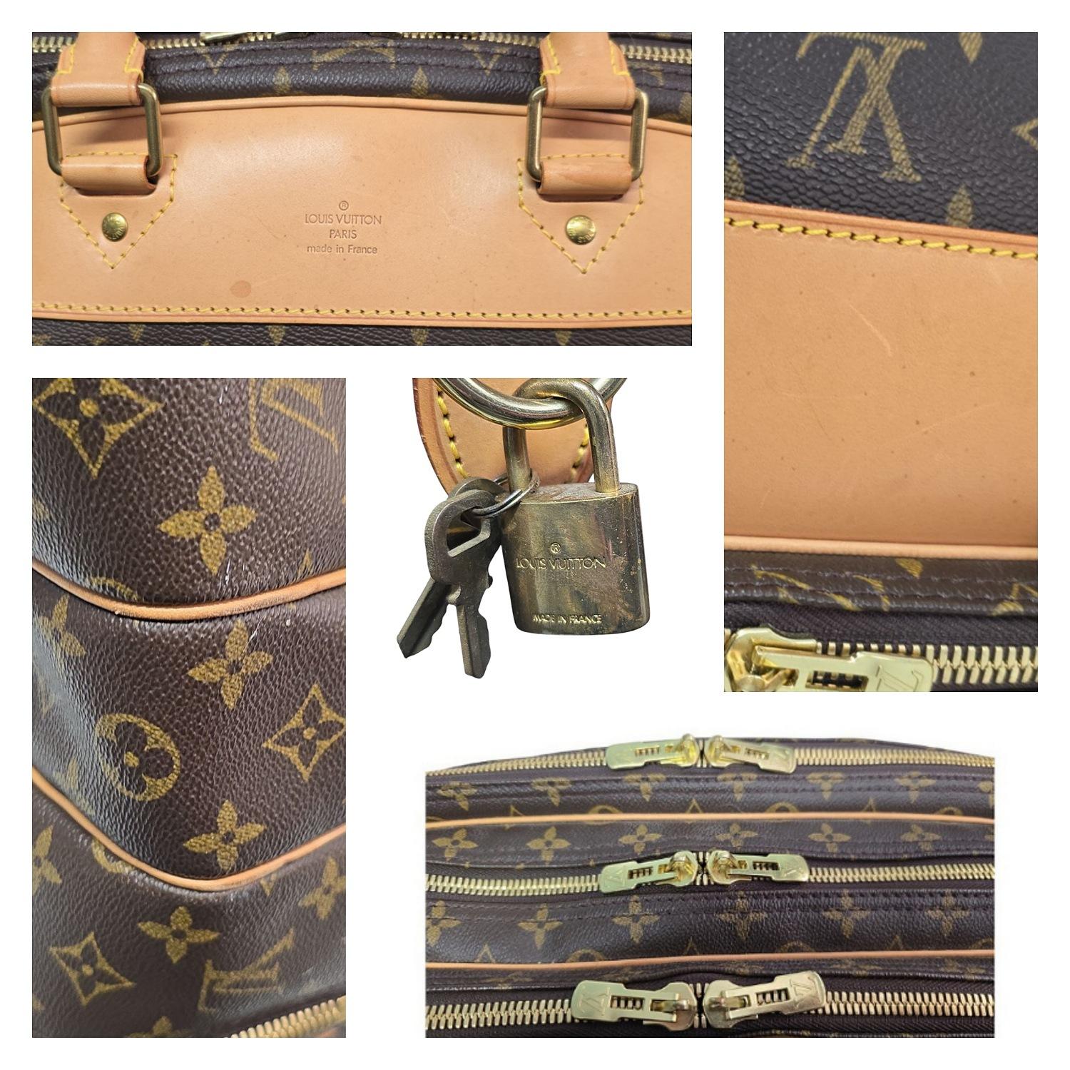 Louis Vuitton Vintage Monogram Alize 3 Poche Soft Suitcase 3