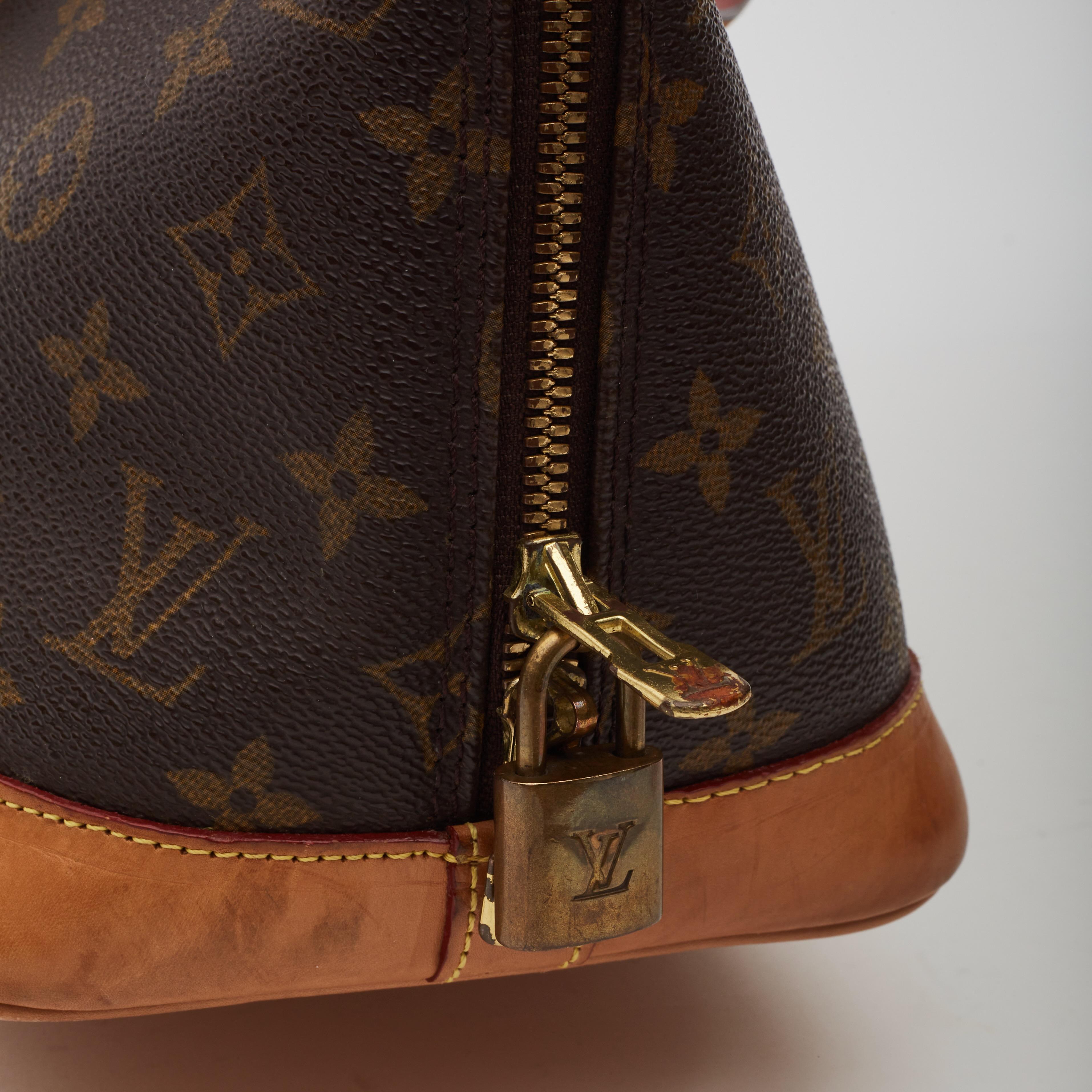 Louis Vuitton Vintage Monogram Alma PM Handbag 4