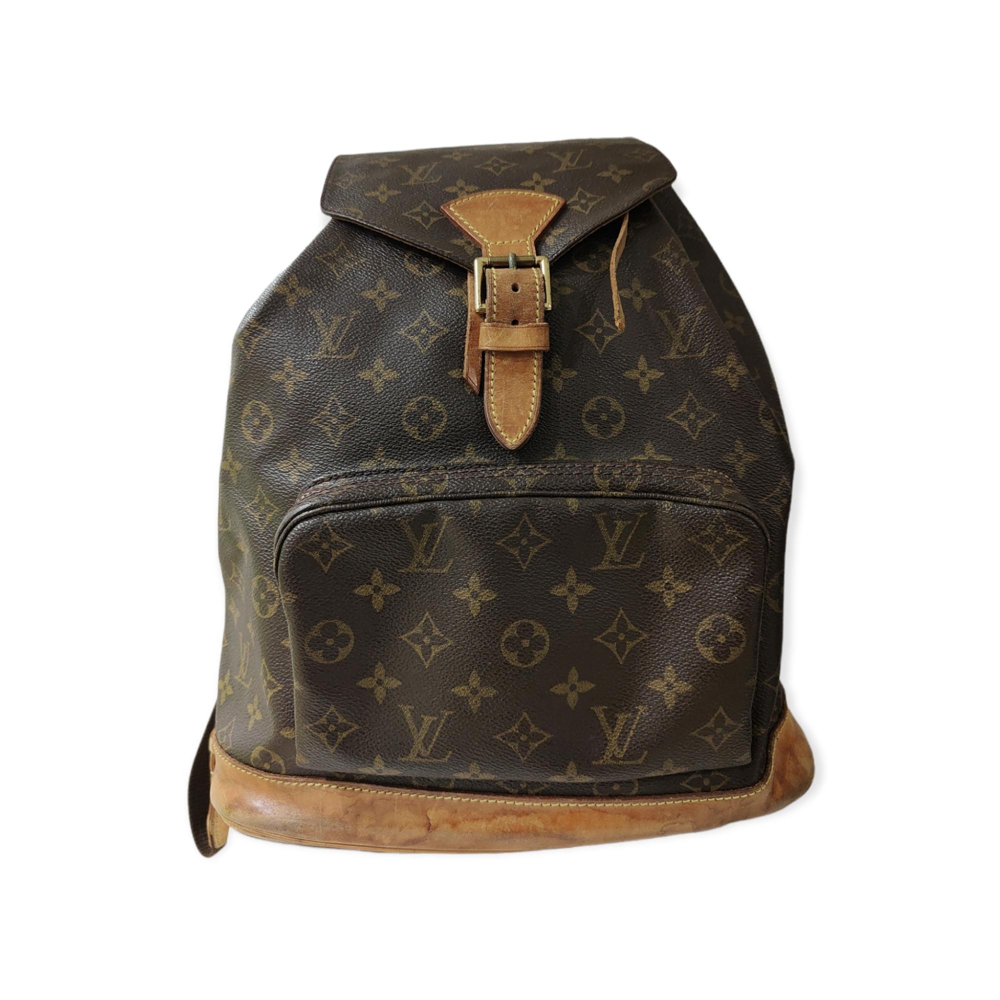 Black Louis Vuitton vintage monogram backpack