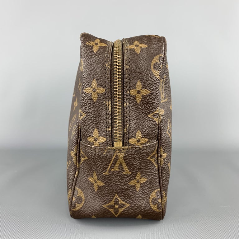 LOUIS VUITTON Vintage Monogram Brown Monogram Toiletry Bag at 1stDibs