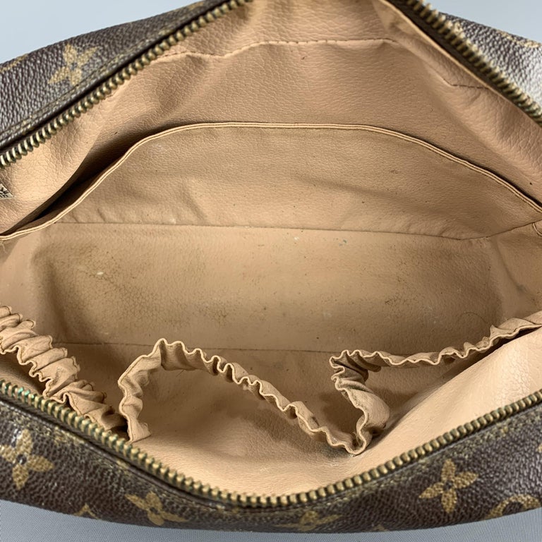 LOUIS VUITTON Vintage Monogram Brown Monogram Toiletry Bag at 1stDibs