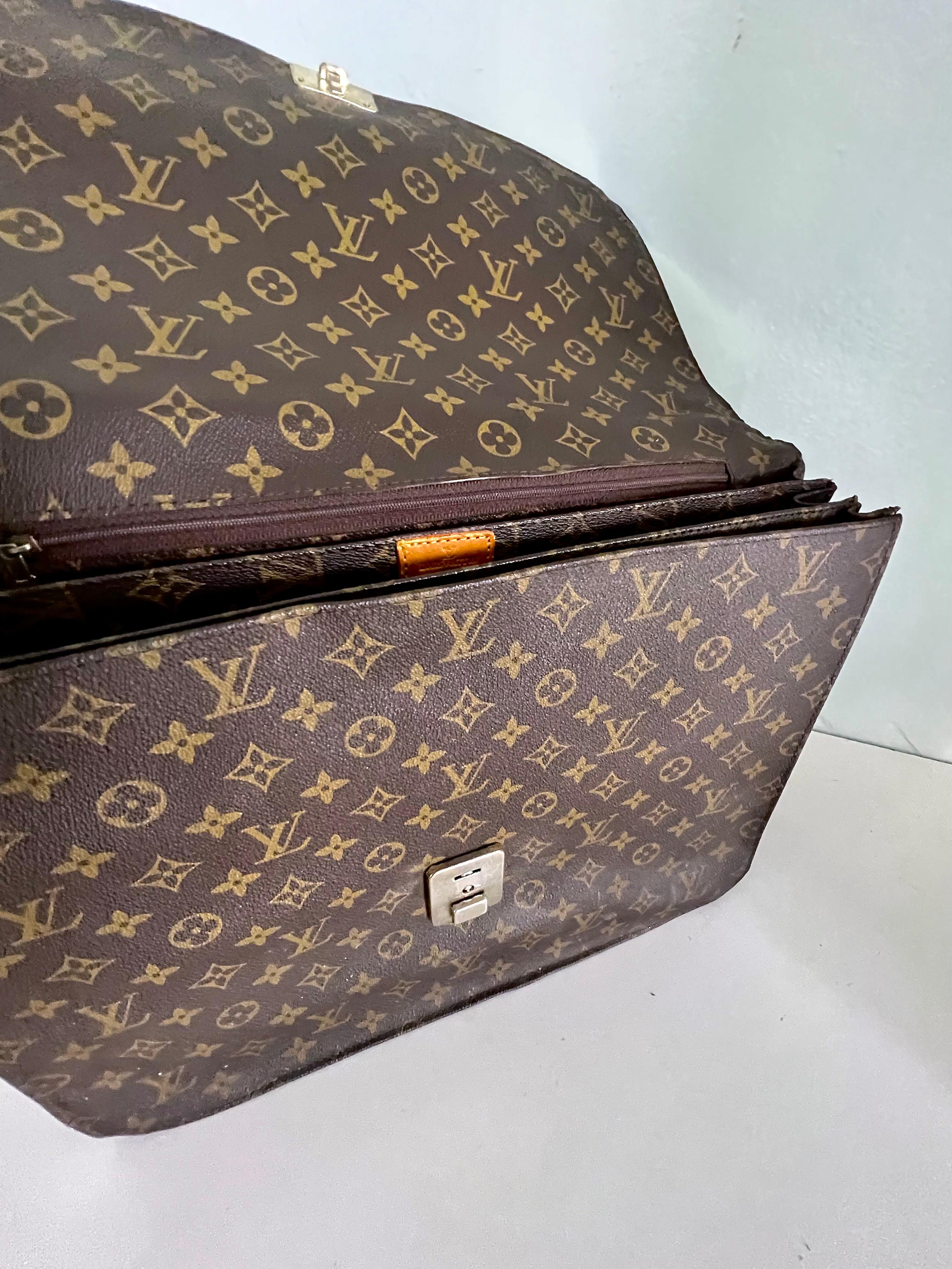 Louis Vuitton Vintage Monogram Brown Serviette Conseiller Briefcase 1