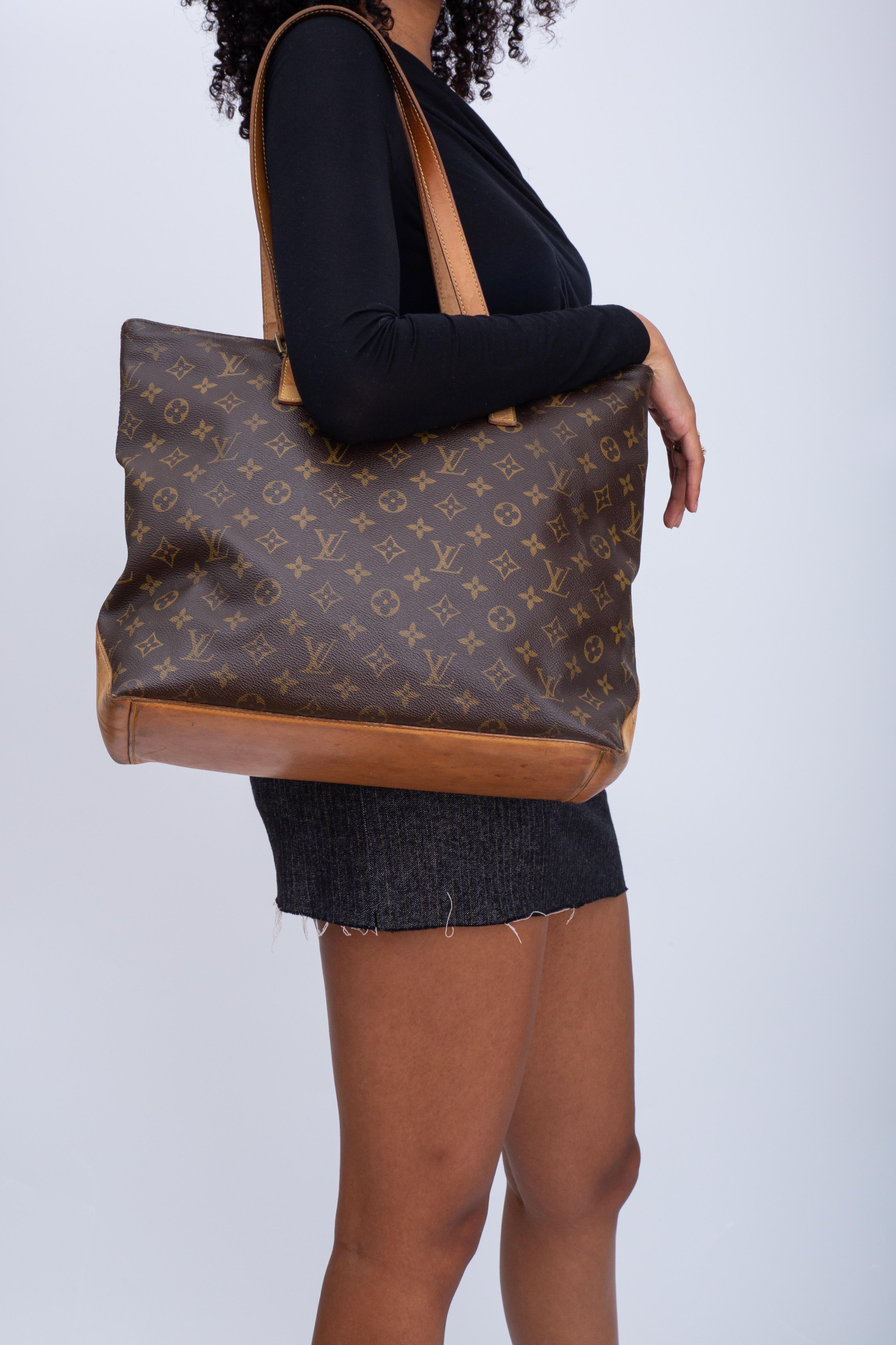 Louis Vuitton Vintage Monogram Cabas Mezzo Alto Tote Bag (2001) GM For Sale 4