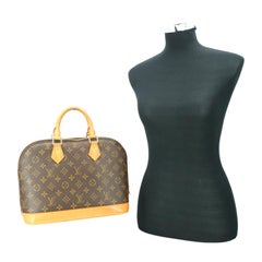 Louis Vuitton Vintage Monogram Canvas Alma Bag Satchel M53151