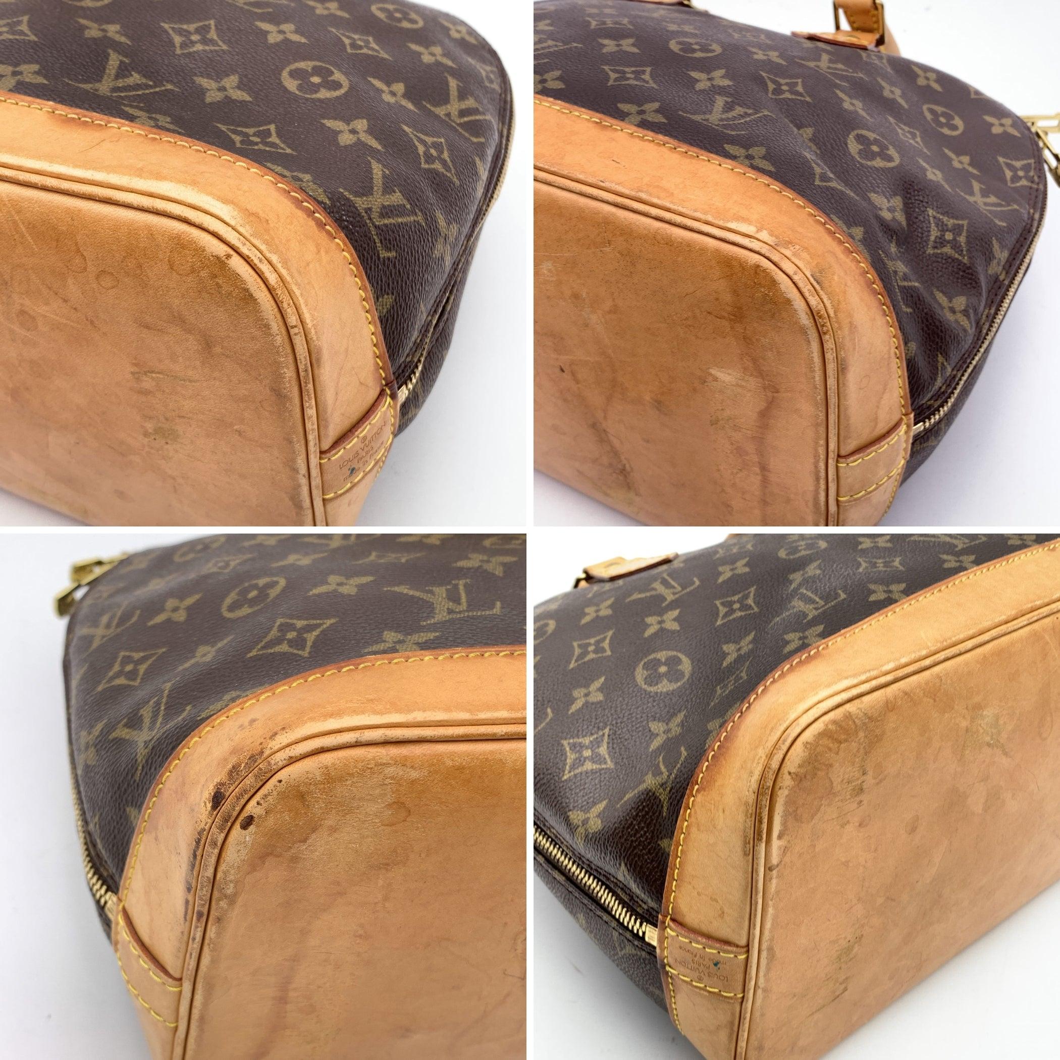 Women's Louis Vuitton Vintage Monogram Canvas Alma PM Bag Satchel M53151 For Sale