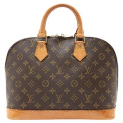Louis Vuitton Vintage Monogram Canvas Alma PM Satchel