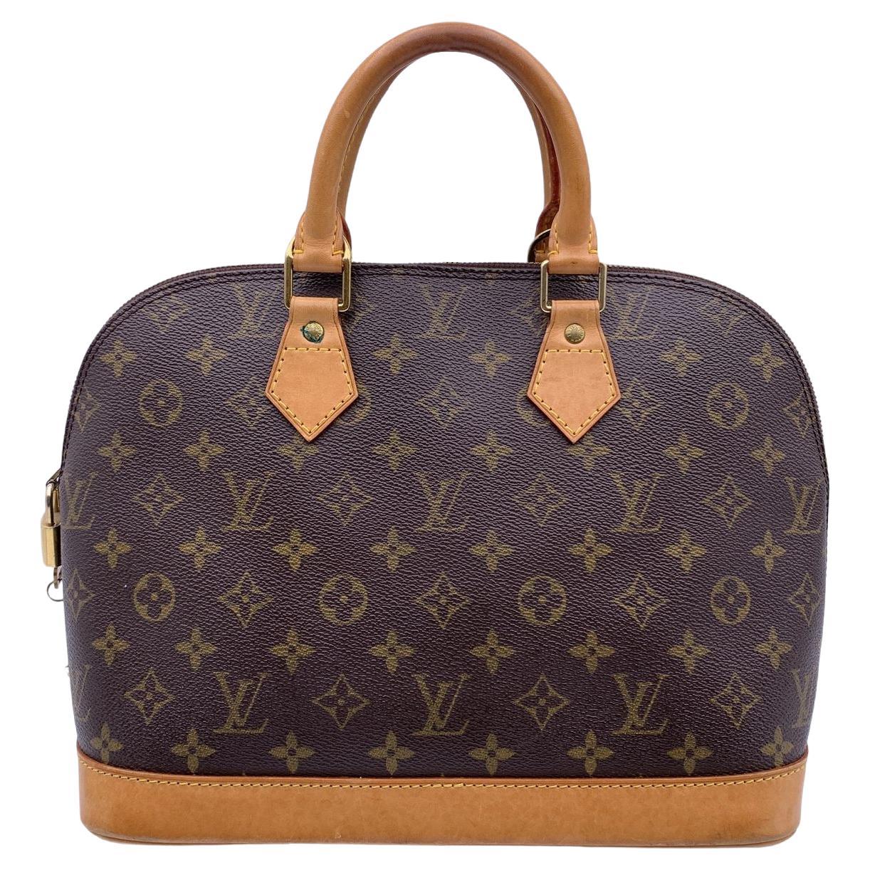 Pre-Owned Louis Vuitton LOUIS VUITTON Alma PM Brown Monogram M53151 VI0924 Handbag  Classic Popular Women's (Good) 