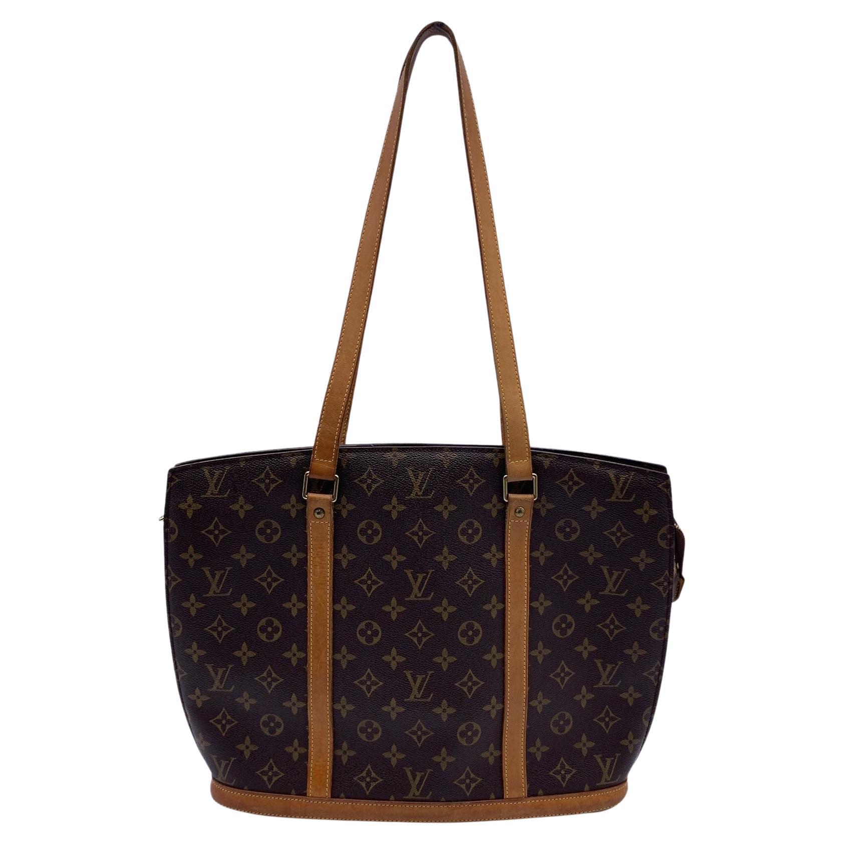 Louis Vuitton Vintage Monogram Canvas Babylone Shoulder Bag Tote For Sale