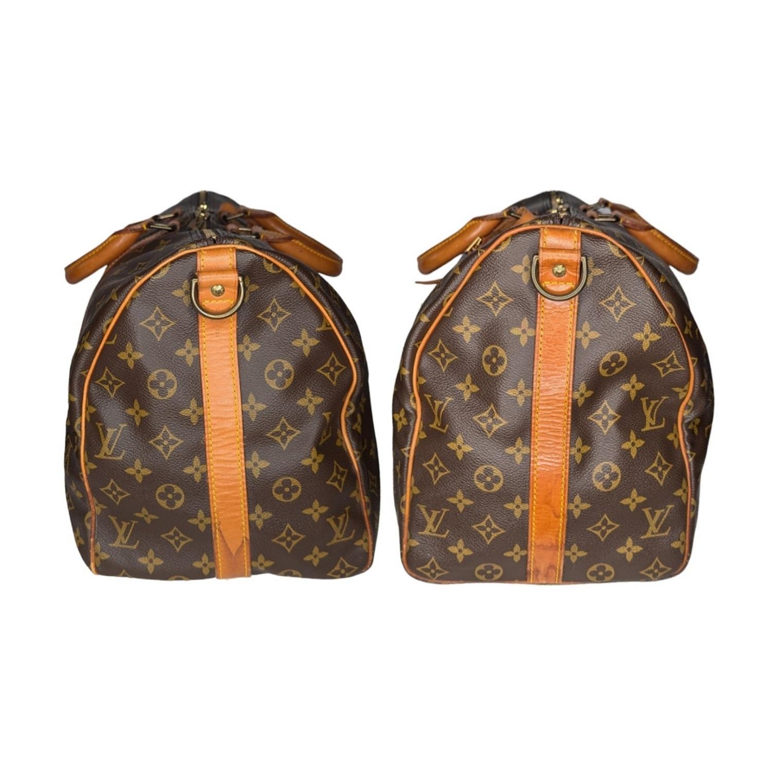 Louis Vuitton Vintage Monogram Canvas Bandouliere Keepall 45 In Good Condition In Scottsdale, AZ