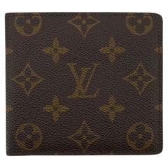 Louis Vuitton Vintage Monogram Canvas Bifold Square Card Wallet