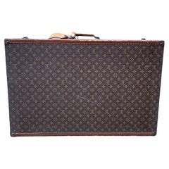 Louis Vuitton Vintage Monogramm Canvas Braken 80 Trunk Gepäcktasche mit Monogramm