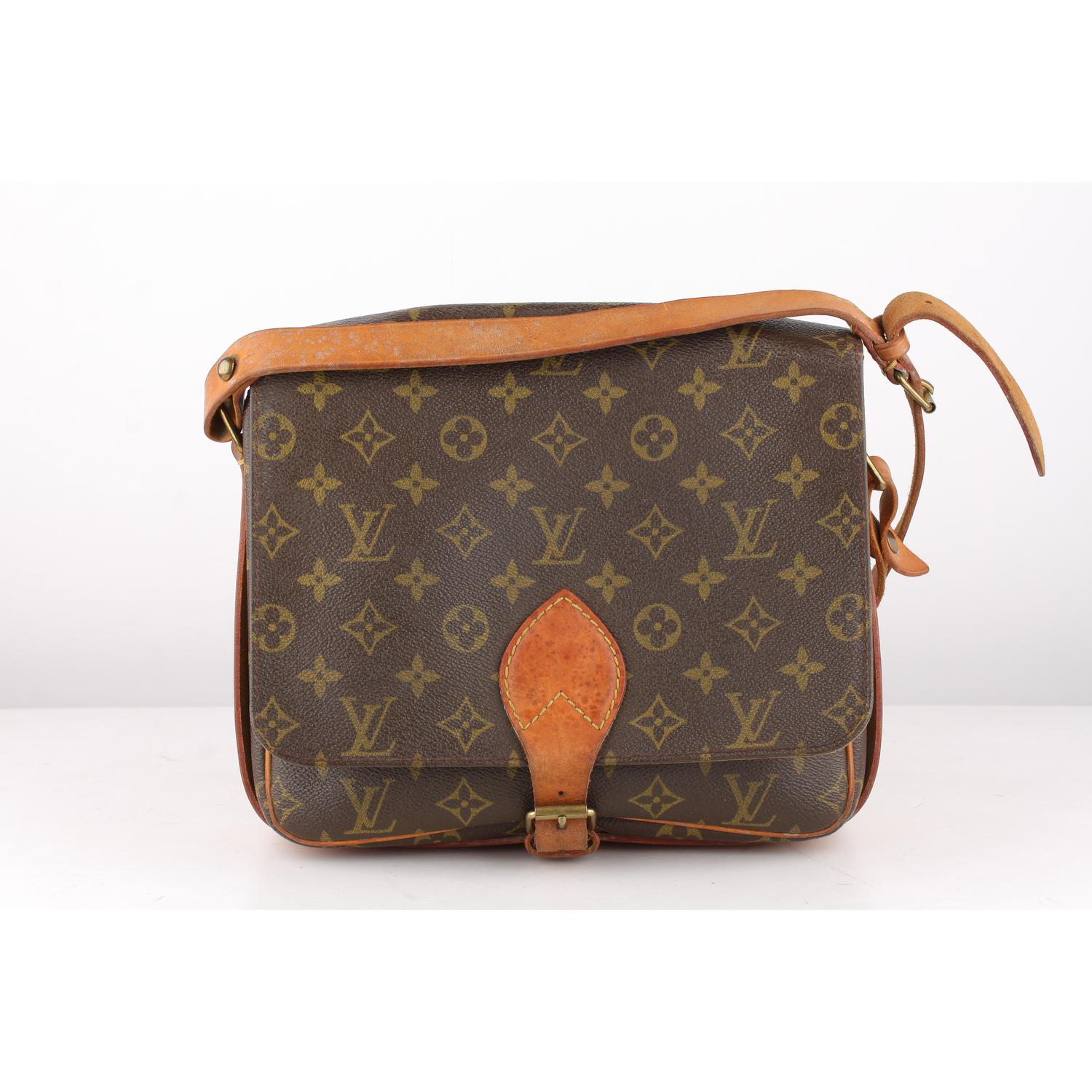 Louis Vuitton Vintage Monogram Canvas Cartouchiere Messenger Bag

Material: Canvas 
Color: Brown 
Model: Cartouchiere Messenger Bag 
Gender : Women
Country of Manufacture: France
Size : Medium
Bag Depth: 3 inches - 7,6 cm 
Bag Height: 8.5 inches -